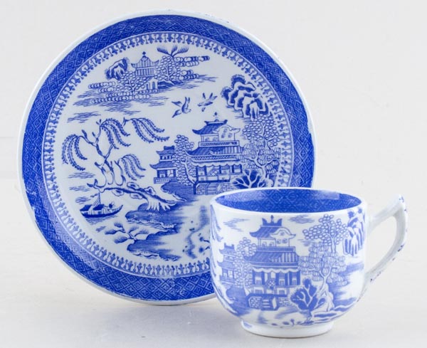 Toy Cup and Saucer c1890